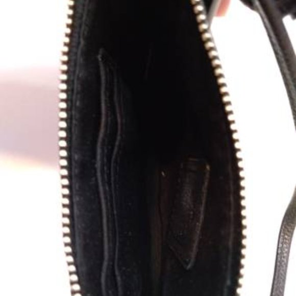 Small Black Coach Wristlet - Picture 2 of 6